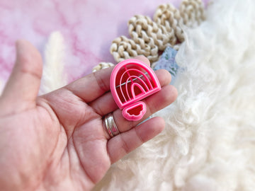 Easter Rainbow and Cloud Shape Collection Polymer Clay Cutter | Fondant Cutter | Cookie Cutter